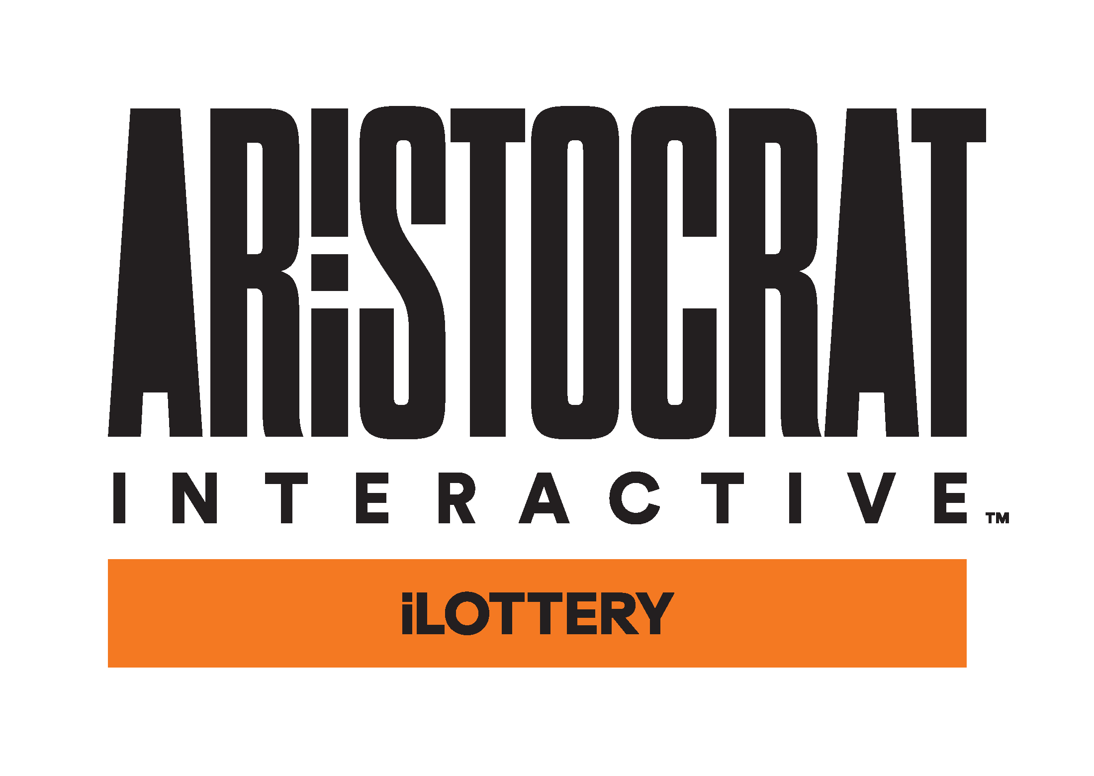 Aristocrat Interactive GTM 1 Black CMYK Vertical Logo