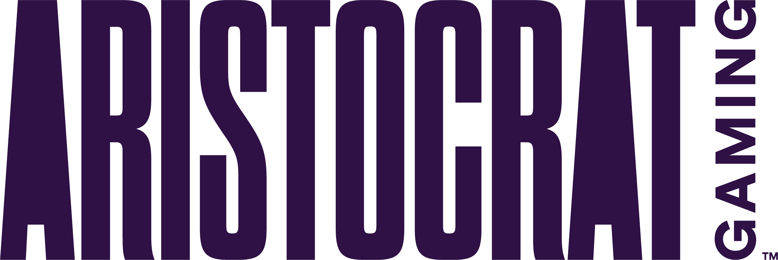 Aristocrat Gaming Logo.Purple
